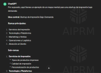 Respuesta de chatGPT a la pregunta realizada en el post:Mapas mentales con inteligencia artificial: Qué son y cómo crearlos