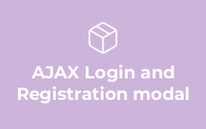 AJAX Login and Registration modal