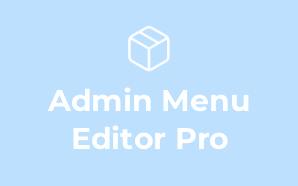 Admin Menu Editor Pro