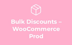 Bulk Discounts – WooCommerce Prod