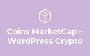 Coins MarketCap – WordPress Crypto