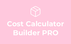 Cost Calculator Builder PRO