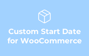 Custom Start Date for WooCommerce