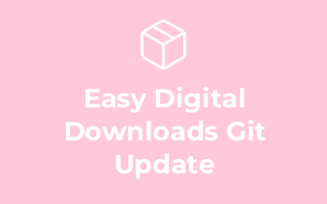 Easy Digital Downloads Git Update