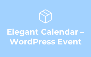 Elegant Calendar – WordPress Event