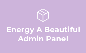 Energy+ A Beautiful Admin Panel