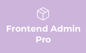 Frontend Admin Pro