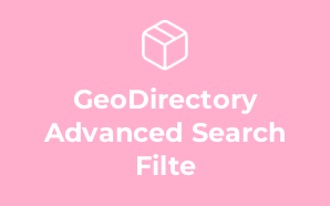 GeoDirectory Advanced Search Filte