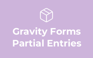 Gravity Forms Partial Entries