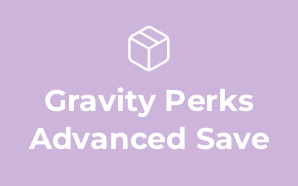 Gravity Perks Advanced Save & Con