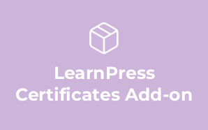 LearnPress Certificates Add-on
