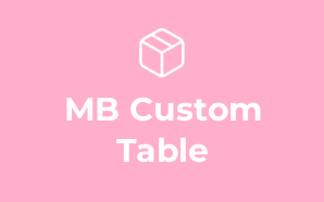 MB Custom Table