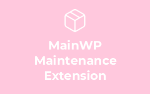 MainWP Maintenance Extension