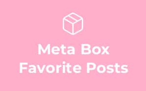 Meta Box Favorite Posts
