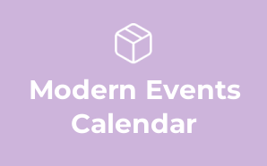 Modern Events Calendar