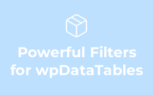 Powerful Filters for wpDataTables