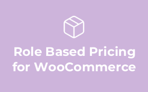 Role Based Pricing for WooCommerce