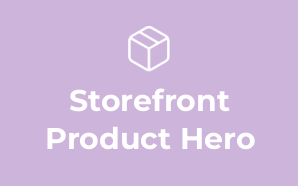 Storefront Product Hero