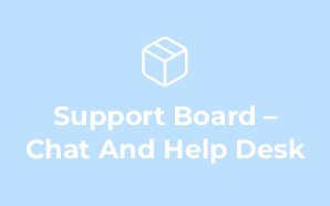 Support Board – Chat And Help Desk