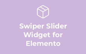 Swiper Slider Widget for Elemento