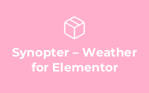 Synopter – Weather for Elementor