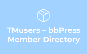 TMusers – bbPress Member Directory