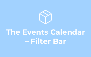 The Events Calendar – Filter Bar