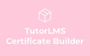 TutorLMS Certificate Builder