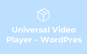 Universal Video Player – WordPres