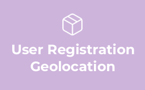 User Registration Geolocation