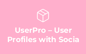 UserPro – User Profiles with Socia