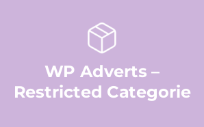 WP Adverts – Restricted Categorie