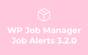 WP Job Manager Job Alerts 3.2.0