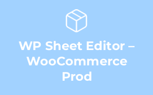 WP Sheet Editor – WooCommerce Prod