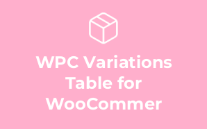 WPC Variations Table for WooCommer