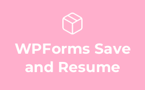WPForms Save and Resume