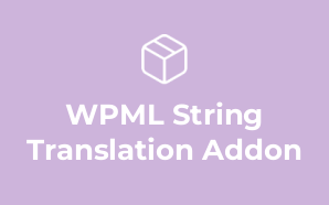 WPML String Translation Addon