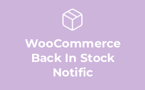 WooCommerce Back In Stock Notific