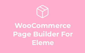 WooCommerce Page Builder For Eleme