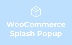 WooCommerce Splash Popup