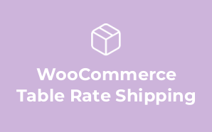 WooCommerce Table Rate Shipping