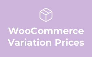 WooCommerce Variation Prices