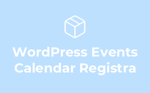 WordPress Events Calendar Registra