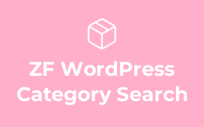 ZF WordPress Category Search