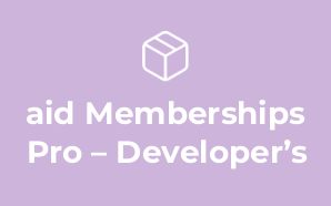 aid Memberships Pro – Developer’s