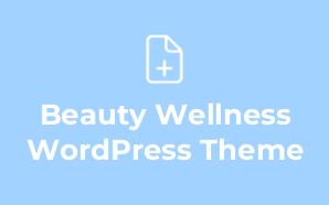 Beauty Wellness WordPress Theme