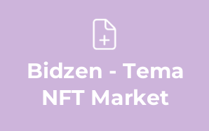 Bidzen - Tema NFT Market
