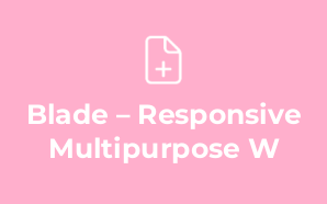 Blade – Responsive Multipurpose W