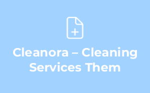 Cleanora – Cleaning Services Them