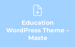 Education WordPress Theme – Maste